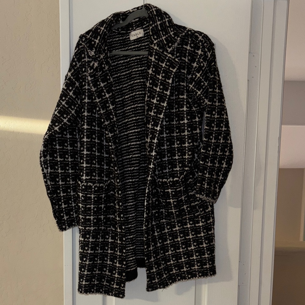 Tweed Sweater Coat